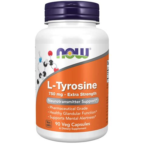 Now Foods L-Tyrosine 750mg, 90-Capsules : Amazon.in: Health & Personal Care