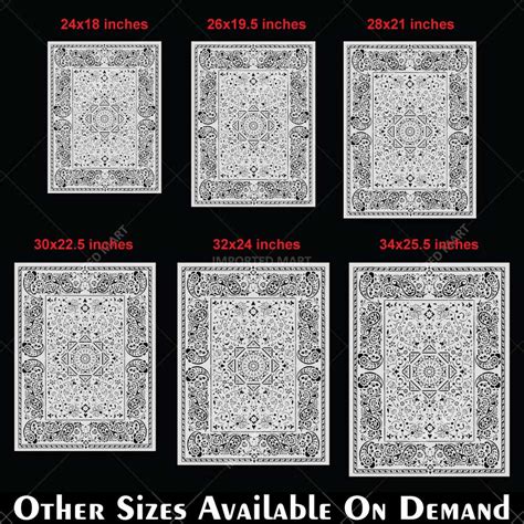 Imperial Palace Carpet Stencil for Wall, Floor & Furniture Decor – Roy ...