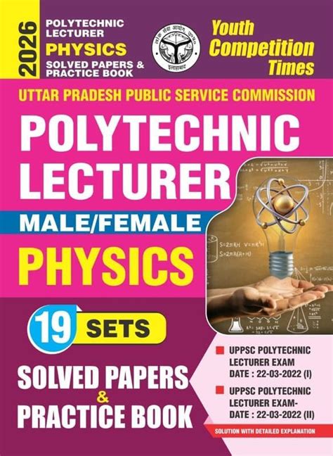 Buy Youth Competition Times UPPSC Polytechnic Lecturer Physics Solved ...