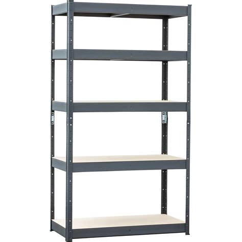 Metall-Schwerlastregal HEAVY Pulverbeschichtet 180 cm x 90 cm x 45 cm ...