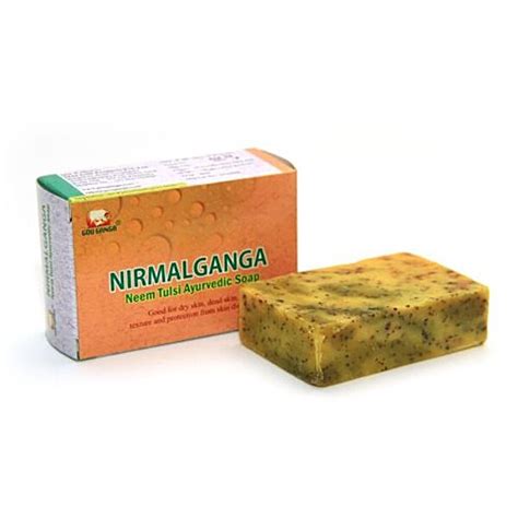 Buy Gou Ganga Ayurvedic Soap Nirmalganga Neem Tulsi 100 Gm Online At ...