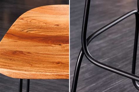 Barhocker Holz Metall | Riess-Ambiente.de