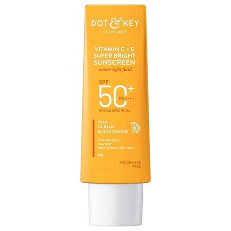 Dot & Key Vitamin C + E Super Bright Sunscreen SPF 50 | Water-Light ...