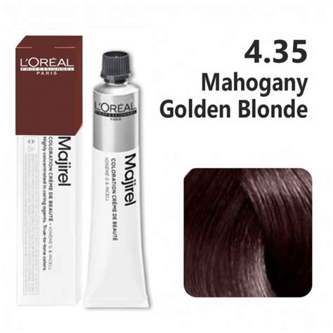 Majirel 4.35 (Mahogany Golden Blonde) - Unveil Vibrant Elegance