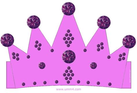 Шаблоны Короны для девочки на день рождения 26 фото
