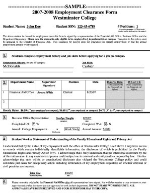 Clearance Form Format - Fill Online, Printable, Fillable, Blank | pdfFiller