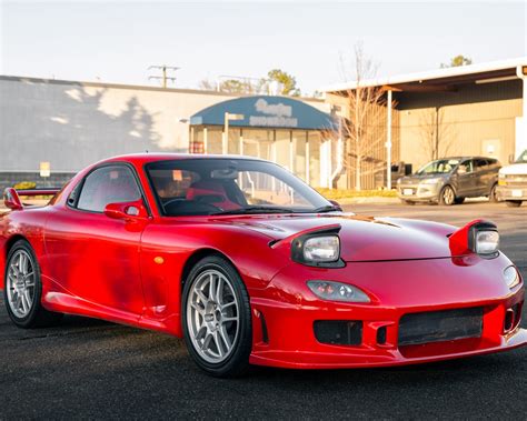Download wallpaper 1280x1024 mazda rx-7, mazda, car, red, headlights ...