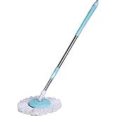 Gala Spin Mop Extendable Handle/Stick Rod with Microfiber Refill ...
