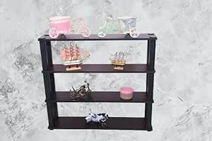 VARS DECOR Wooden Wall Mounted Rack, Organizer, Wall Shelf for Kitchen ...