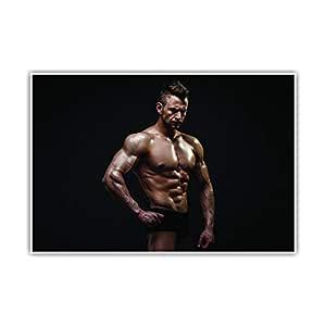 Anne Print Solutions® Gym Poster for Boys Workout Poster (Without Frame ...