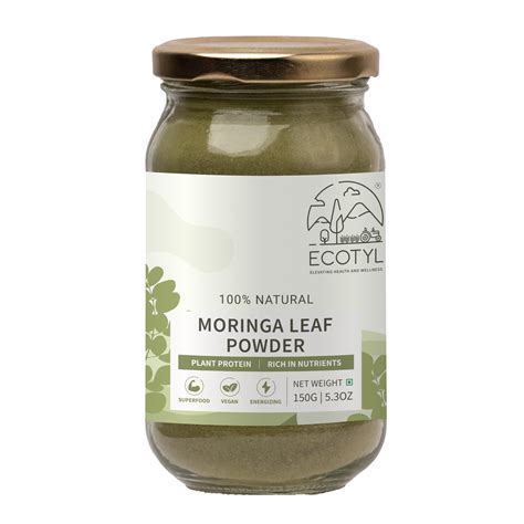 Buy Moringa Powder Made From Dried Moringa Leaves - 180g | Ecotyl ...