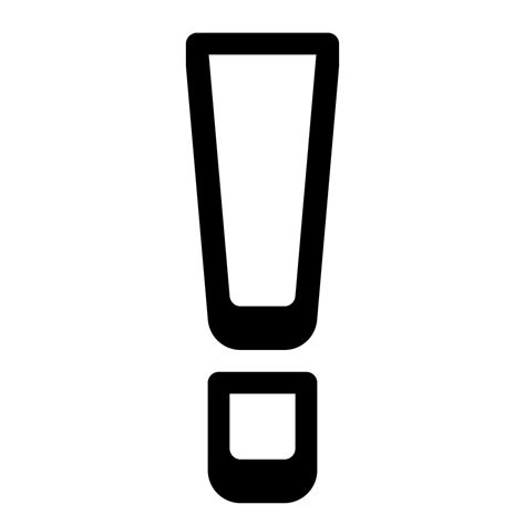 Exclamation mark triangle Icons, Logos, Symbols - Free Download PNG, SVG