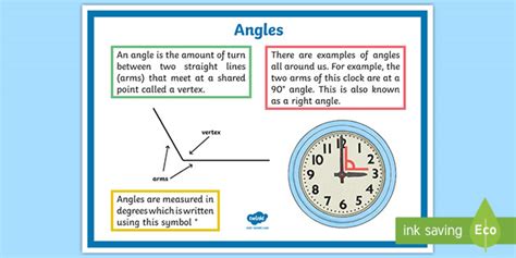 Angles Display Poster (teacher made)