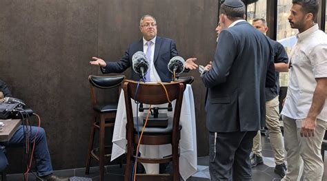 In NYC, Itamar Ben-Gvir says he's changed — and wants 'the Trump plan ...