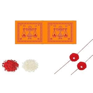 Buy Riddhika Ventures Traditional Ram Rakhi (Set of 2), God Shravan ...