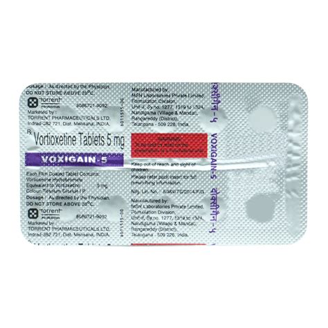Voxigain-5 Tablet | Uses, Side Effects, Price | Apollo Pharmacy