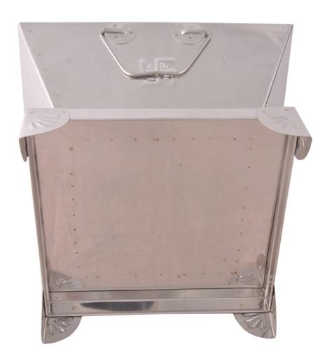 Steel Hawan Kund Yagya Kund for Pooja Hawan Purpose with Handle (22 cm ...