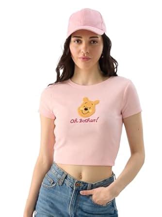 Buy The Souled Store Official Winnie The Pooh: Blush Bear Women and ...