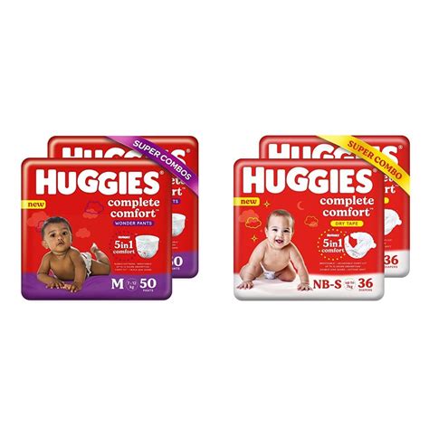 Buy Huggies Complete Comfort Wonder Pants, Medium (7-12kg) Size Count ...