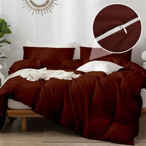 Buy Duvet Covers Online | Chocolate Brown 3 Piece Set – Razzaiworld.com