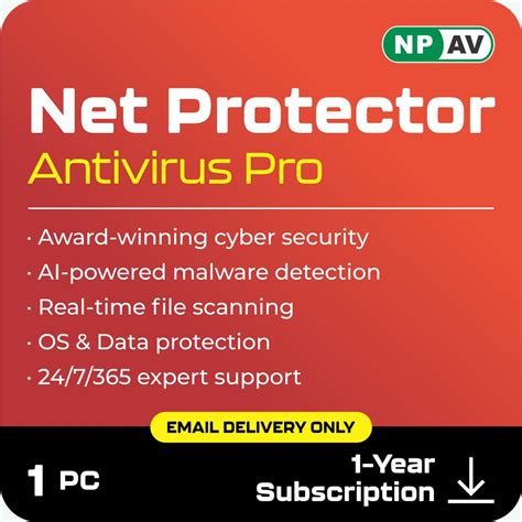 Net Protector Antivirus Pro 2025 / Npav Antivirus Pro 1 Year (Email ...