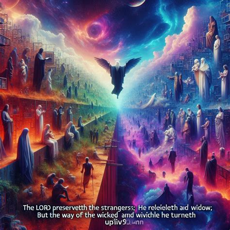 What does Psalms 146:9 mean? | Bible Art