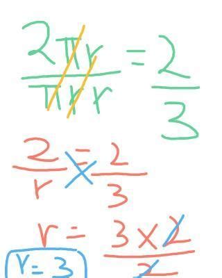 The ratio of circumference and area of a circle is 2:3. find its area ...