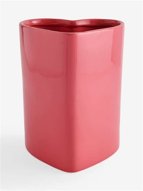 Buy Pink Heart Shaped Bin from Next India