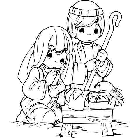 Christmas Nativity Scene Coloring Page - 15 Free PDF Printables ...
