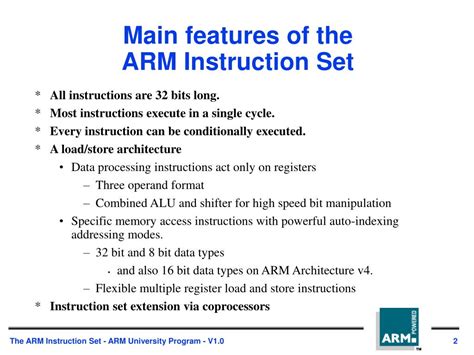 Image result for Arm Instruction Set Programming Model Summary