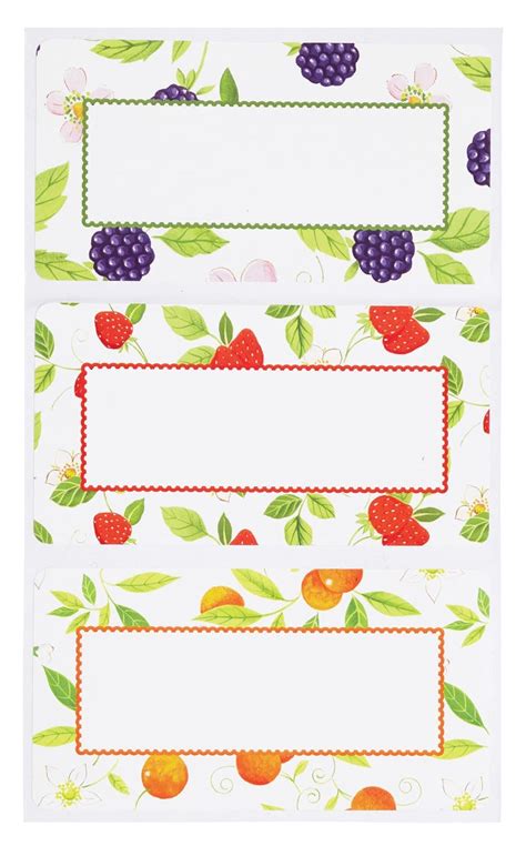 Buy Box Of 100 Kitchen Craft Jam Jar Preserve Labels Self-adhesive ...