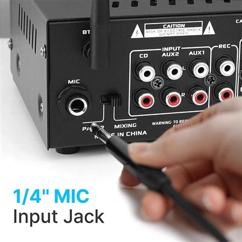 Buy Home Audio Power Amplifier System with Bluetooth - 2X120W Mini Dual ...