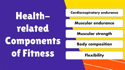 Health and Skill related Components of Fitness | PPTX