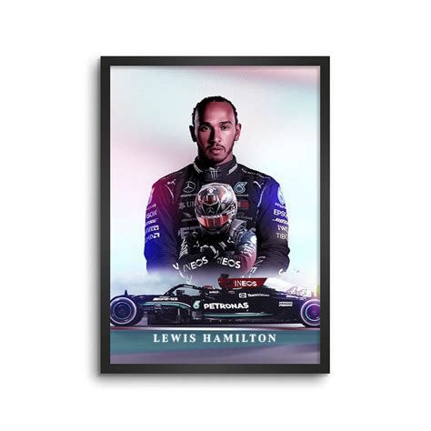 LAMRON Sir Lewis Carl Davidson Hamilton Wall Decoration Art Framed ...