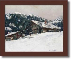 PosterMart Maurice Utrillo - Landscape at Suisse in Winter Digital ...