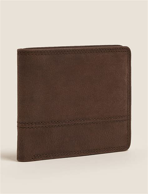 Buy Leather Bi-Fold Cardsafe™ Wallet at Marks & Spencer