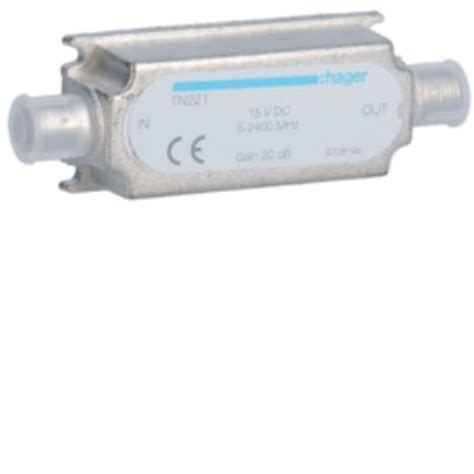 TN221 Hager | Hager Coaxial RF Splitter, Frequency 2400MHz | 252-0208 ...