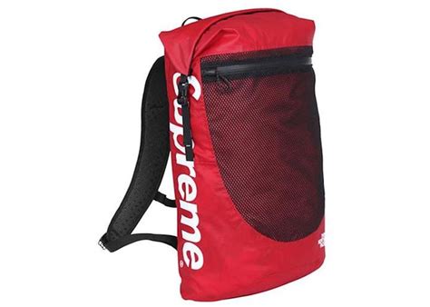Supreme The North Face Waterproof Backpack Red – Kicks Machine