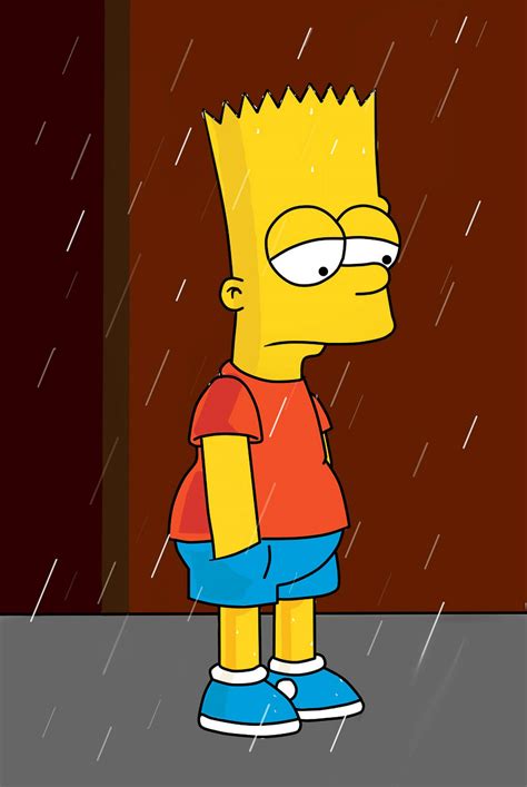 [100+] Bart Simpson Sad Backgrounds | Wallpapers.com