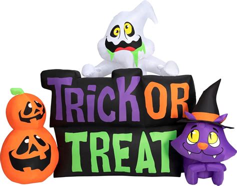 Buy Holidayana Halloween Inflatables Large 9 ft Trick or Treat Yard ...