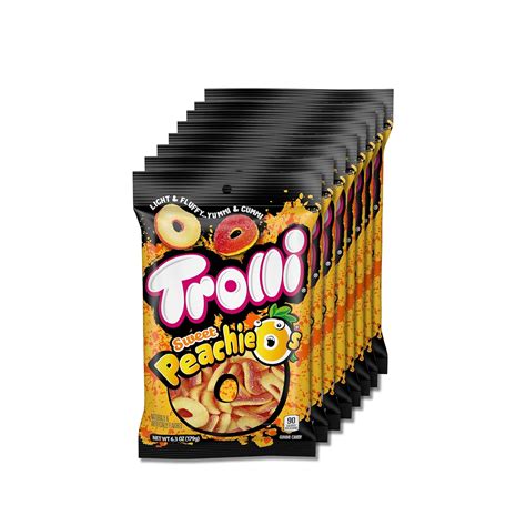 Trolli Peachie-O Rings - 6.3oz (Pack of 8) - Juicy India | Ubuy