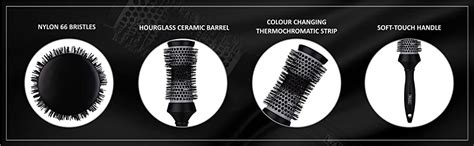 Buy Wahl Thermal Brush, Curved Barrel -53 MM Hair Brush, Silver (WPHB6 ...