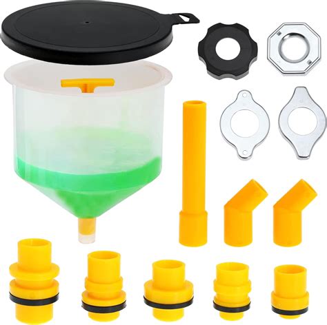 15Pcs Coolant Funnel Kit for Engine Filling, Radiator Flush, No Spill ...