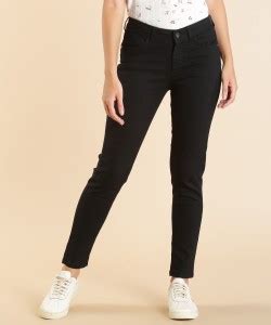 FLYING MACHINE Skinny Women Black Jeans - Buy FLYING MACHINE Skinny ...