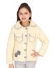 Buy Yellow & grey Jackets & Shrugs for Girls by Cutecumber Online ...