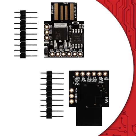 5pcs Attiny85 Digispark I2C Led Rev.3 Kickstarter 5V | Ubuy India