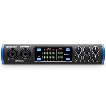 PreSonus Studio 68c 6-in/6-out Professional USB-C Audio Interface with ...