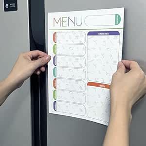 Kunya Magnetic Dry Erase Monthly Planner for Refrigerator - Stain ...
