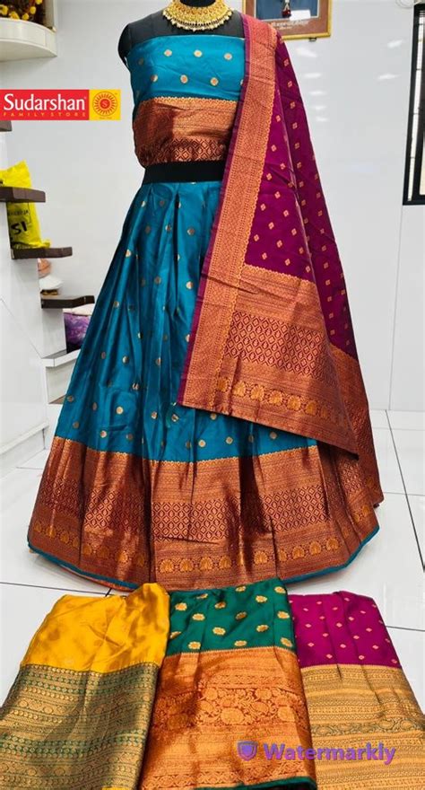 New Semi Stitiched Art SIlk Lehenga Choli – Sudarshansarees