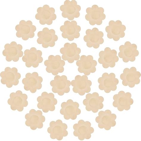 No-show Breast Petals 20 Pairs Nipple Covers For Women - Disposable ...